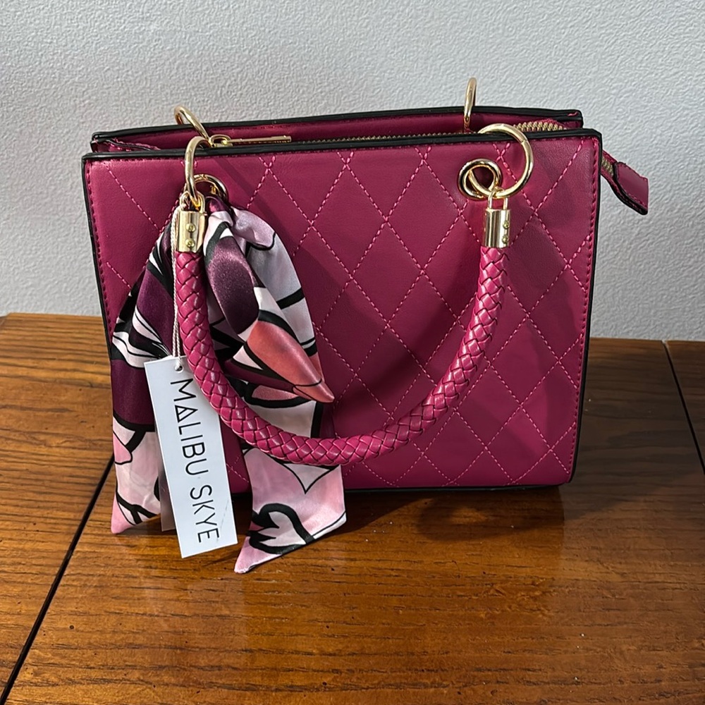 Malibu Skye Pink Purse with Twillie